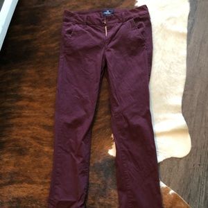 Maroon Skinny Jeans